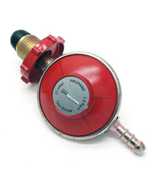LPG Gas Bottle Regulator Propane Brass Threaded Hand Wheel R37HW